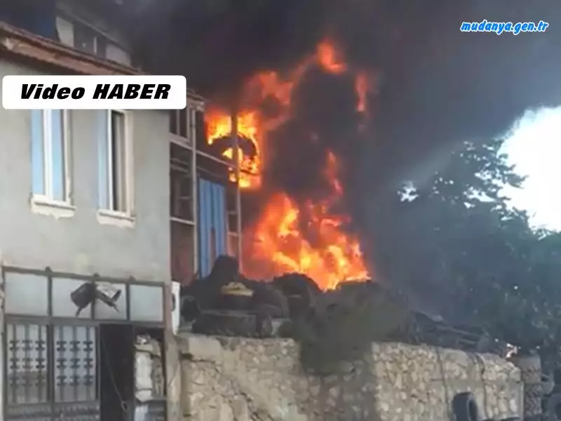 Mudanya AKKÖY'de ki Büyük Yangında Felaketin Kıyısından Dönüldü.