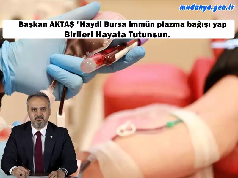 Bursa Büyükşehir’den immün plazma plazma bağış seferberliği