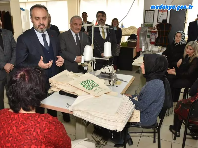 Bursa Büyükşehir'den Kadınlara Güçlü Destek