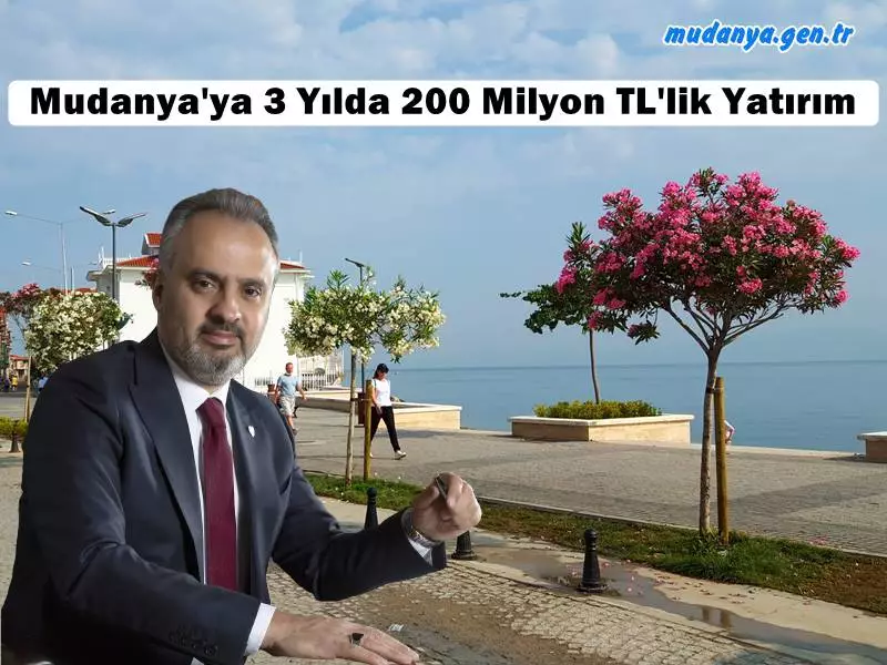 Mudanya’ya yatırım yağmuru