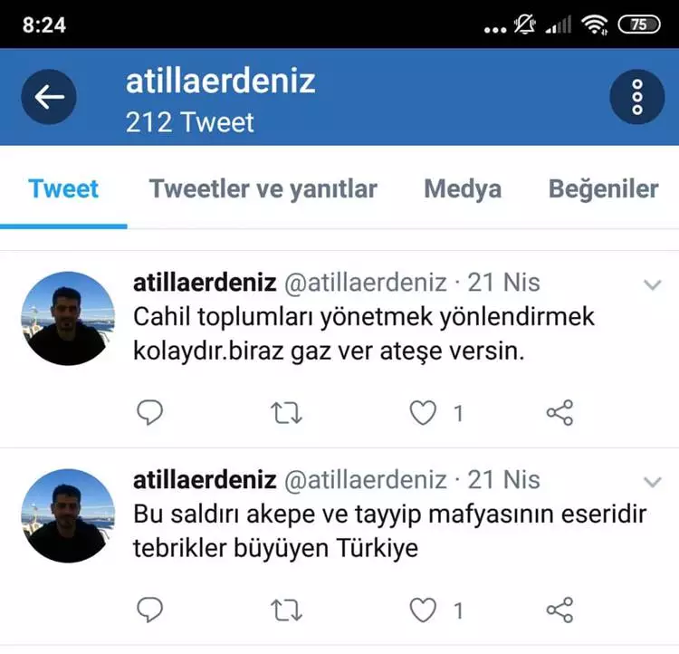 Atilla ERDENİZ TWEET