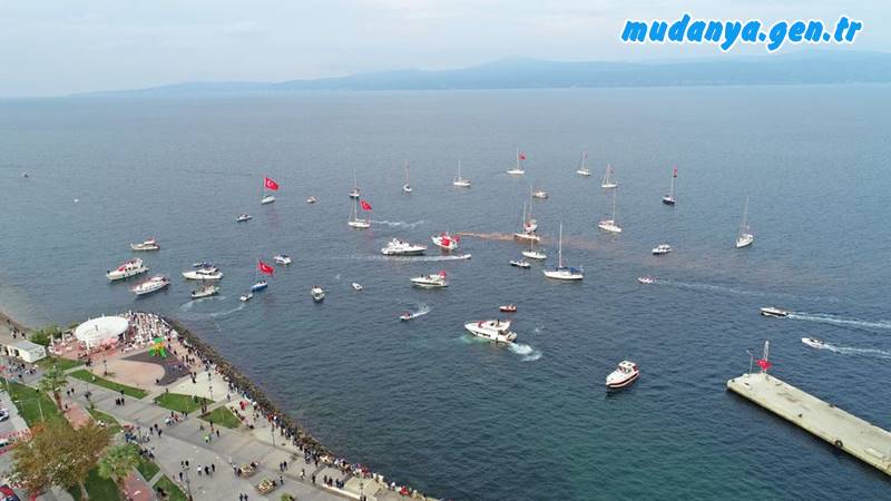 29 Ekim 2020 Mudanya'da Cumhuriyet Bayram Kutlaması