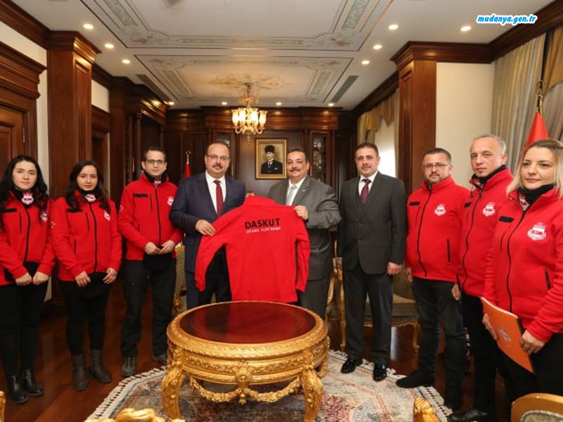 DASKUT Arama Kurtarma Vali CANBOLAT'ı Ziyaret Etti.