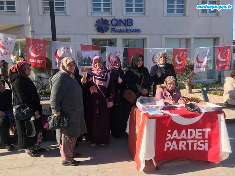  Saadet Partisi Mudanya’da Necmettin ERBAKAN'ı Andı 