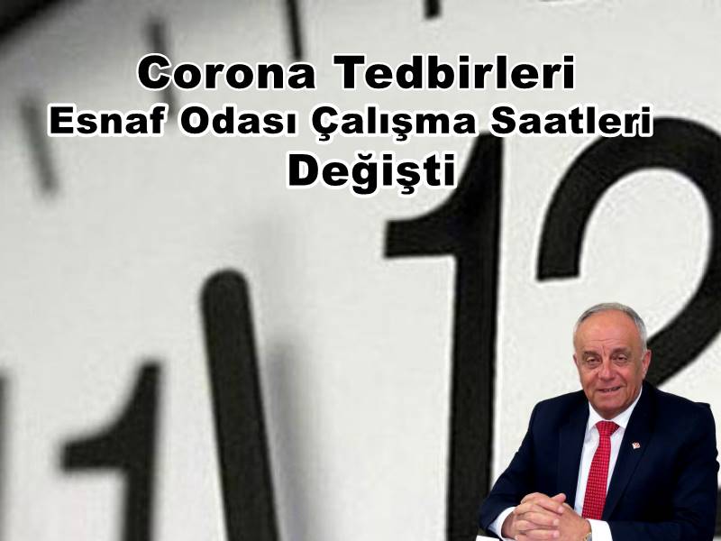 Mudanya Esnaf Odası Çalışma Saatlerine CORONA Ayarlaması