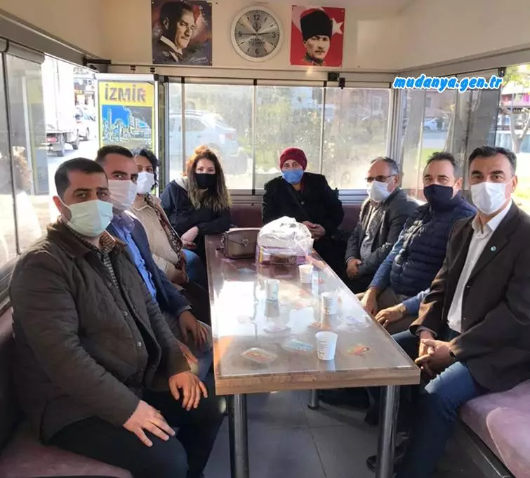 İYİ PARTİ MUDANYA TAKSİCİ ZİYARET