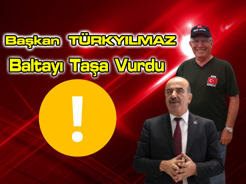 Başkan Türkyılmaz Baltayı Taşa Vurdu. Şimdi Ne Olacak?