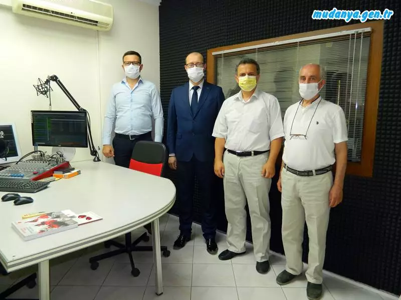 MHP Mudanya'dan Radyo Poyraz ve mudanya.gen.tr'ye Ziyaret
