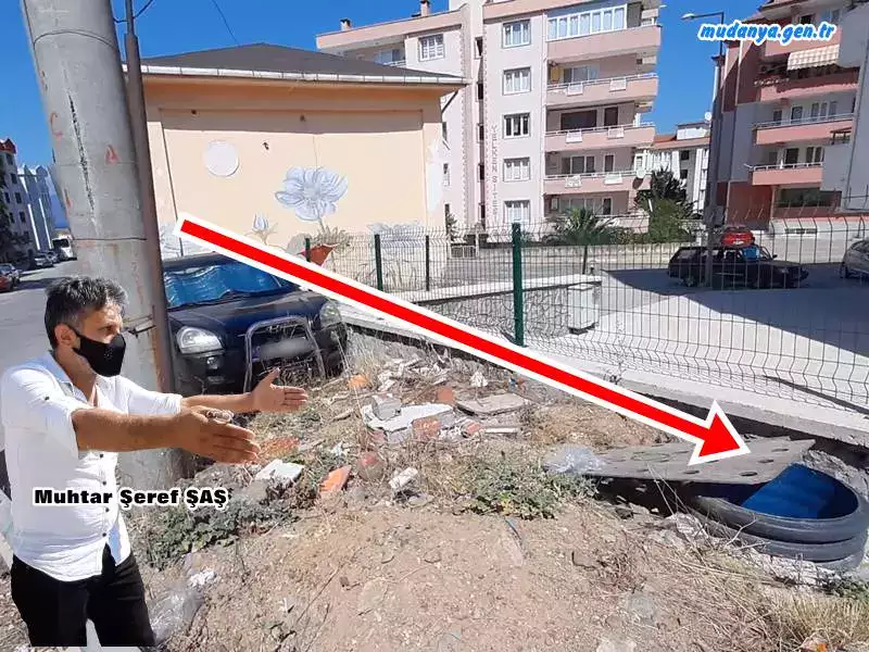 Mudanya Şükrü Çavuş Mahalle Muhtarı Şeref ŞAŞ Uyardı "Can kaybı Olursa Sorumlusu Kim?"