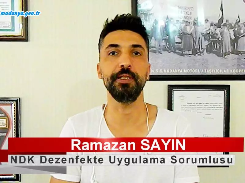 RAMAZAN SAYIN DEZENFEKTE UYGULAMA SORUMLUSU