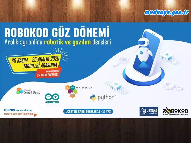 Bursa'da Kodlamada online güz dönemi ücretsiz eğitimleri başlıyor