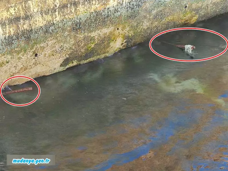 Mudanya Sahil bandı dökülüyor. Durum vahim