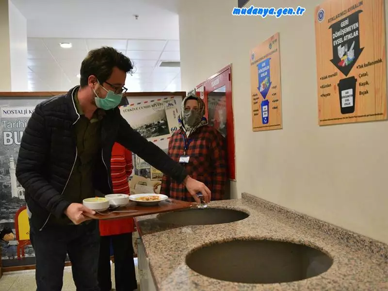 YEMEKHANE GIDA VE DİĞER ATIKLARI DÖNÜŞTÜRÜLÜYOR