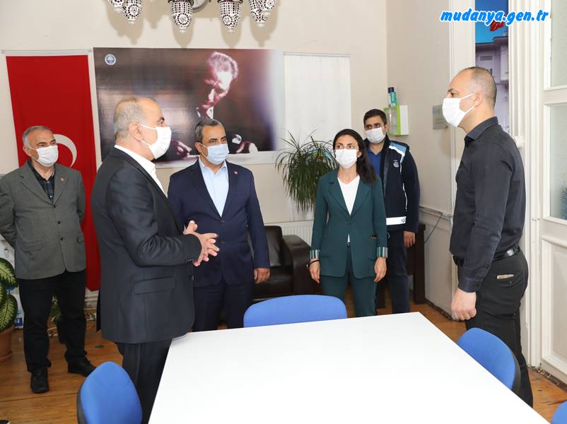 MUDANYA BELEDİYESİ PERSONELİNE TEŞEKKÜR ZİYARETİ