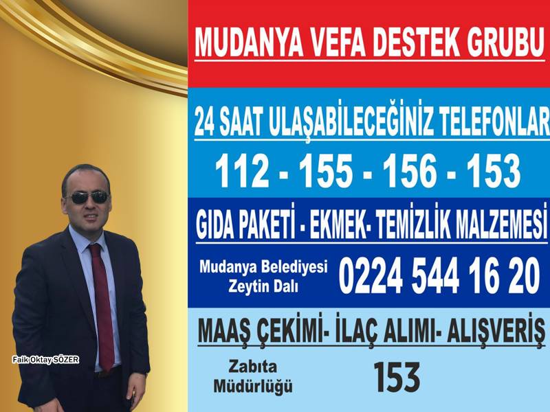 Kaymakam SÖZER "VEFA SOSYAL DESTEK GRUBUMUZ" Görev Başında