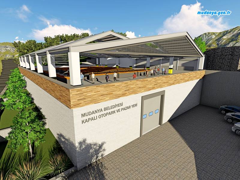 Mudanya Kapalı Pazar Yeri Proje Çalışmaları Tamamlandı