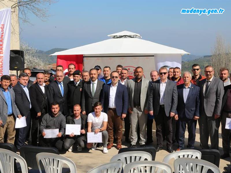 Mudanya’da 34 Çiftçiye Zeytin Budama Kursu Sertifikası Verildi.