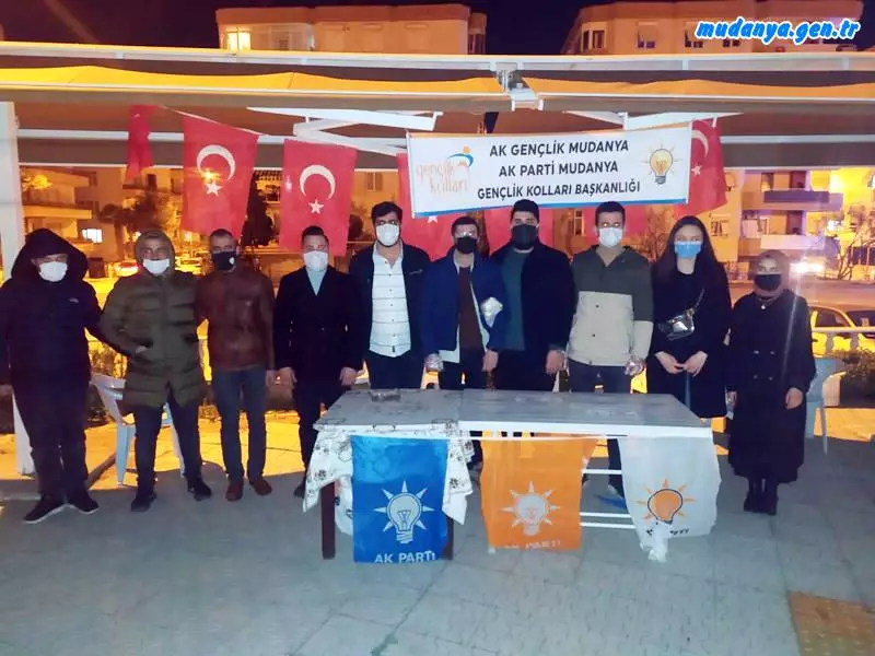 MUDANYA AK GENÇLİK’TEN KANDİL İKRAMI