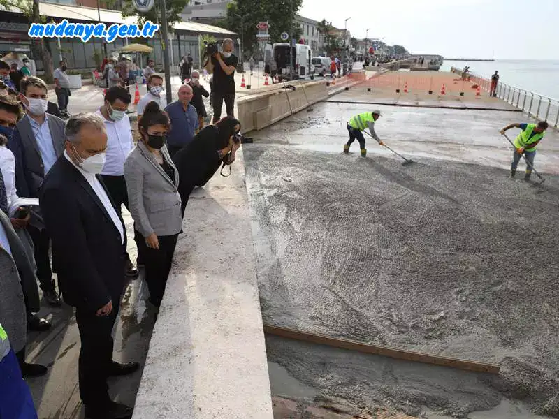 Büyükşehir Mudanya'da Yatırım Atağında
