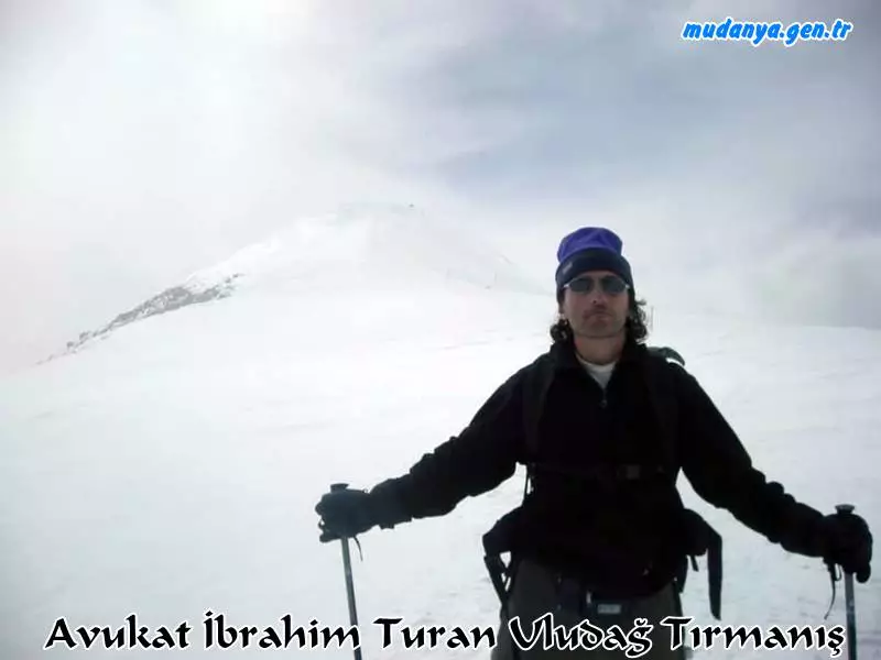 Avukat İbrahim Turan Uludağ Tırmanış