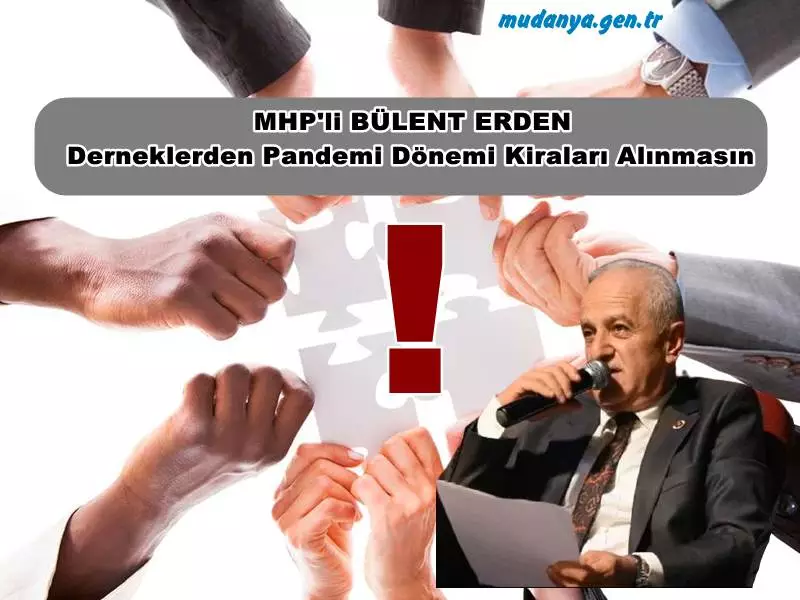 Erden Pandemi Derneklerimizi Zor Durumda Bıraktı. Kira Alınmasın.