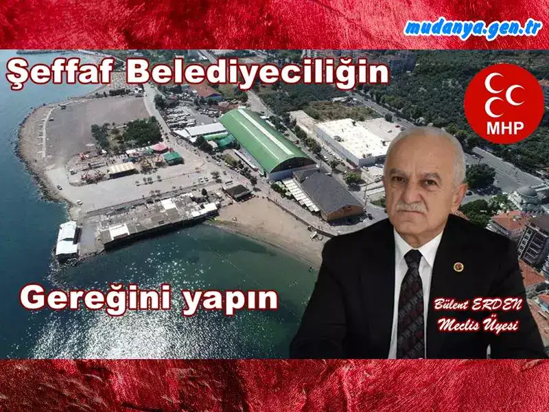 Bülent Erden'den Başkan Türkyılmaz'a Çağrı  "Şeffaf Belediyecilik Gereği Mahkeme Kararını Açıkla"