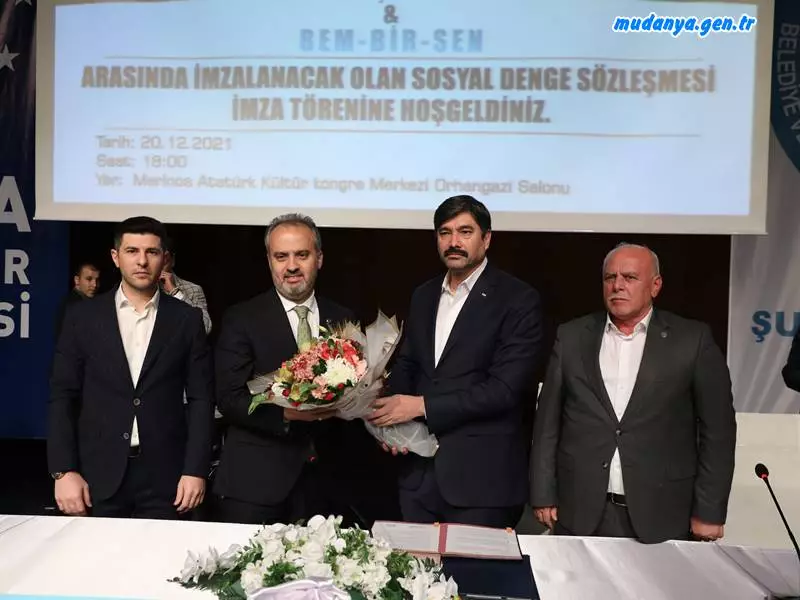 Bursa Büyükşehir'den Memura ‘tavan’dan destek