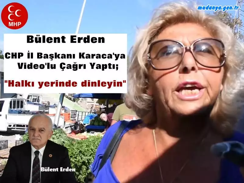 MHP'li Bülent Erden'den CHP Bursa İl Başkanı İsmet Karaca'ya Soğuk Duş