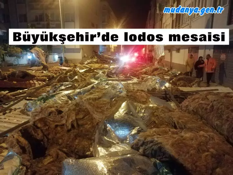 Bursa Büyükşehir’de lodos mesaisi
