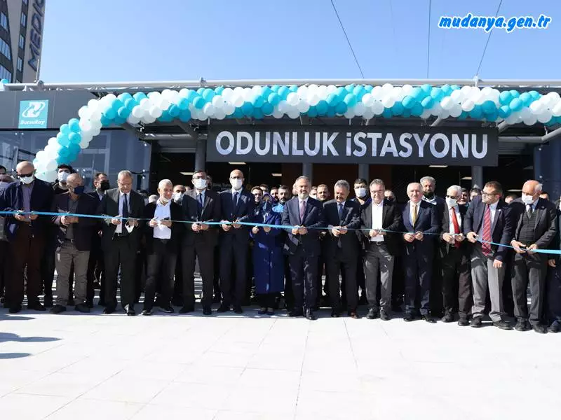 Bursaray Odunluk İstasyonu hizmete açıldı