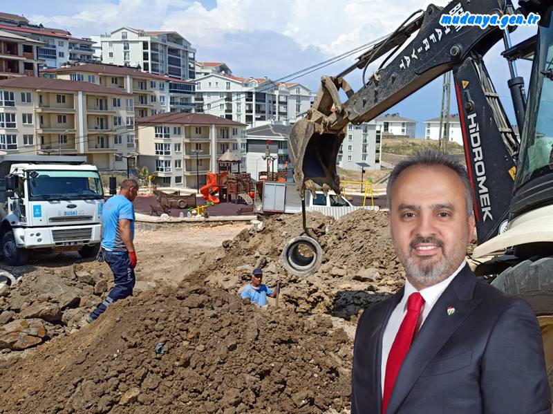 Mudanya Halitpaşa Mahallesine 400 Metrelik Yeni kanalizasyon Hattı