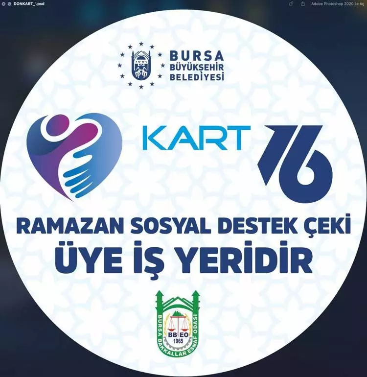 Esnaf Odamızın yaptığı çalışma sonucunda Büyükşehir Belediyesinin dağıtacağı Ramazan Sosyal Destek Çekleri Mudanya'da sadece Mudanya Esnaf Odamıza kayıtlı siz değerli Bakkal Market ve Şarküteri esnafımızda geçerli olacak zincir marketlerde kullanılamayacaktır. Özellikle vurguluyorum uygulama tamamen esnaflarımızın isteğine bağlı olup mecburi değildir. " dedi.