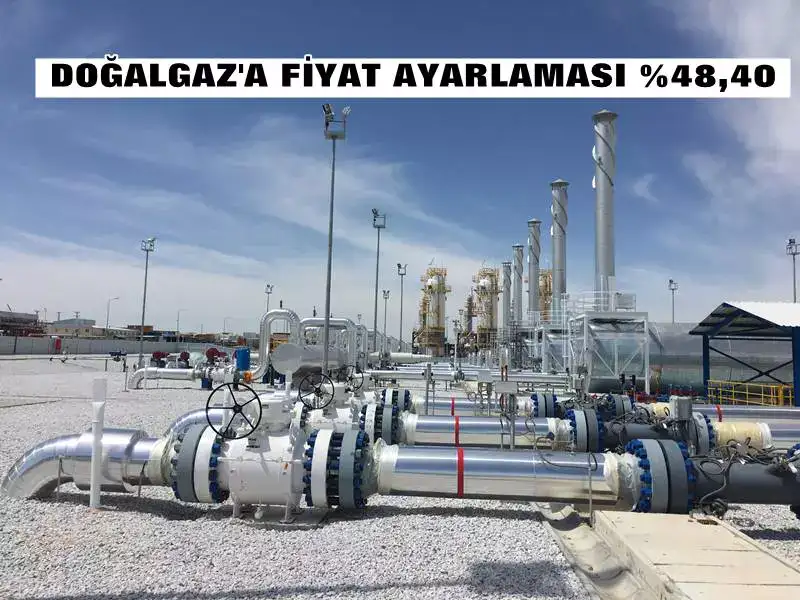 DOĞALGAZ'A Neredeyse Yüzde Elli ZAM Yapıldı.