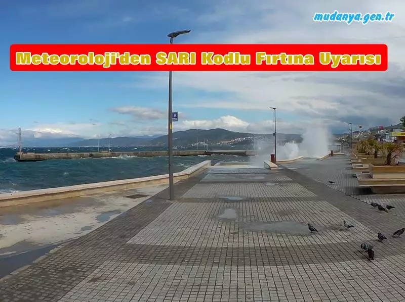 Bursa İçin Meteorolojik UYARI - ŞİDDETLİ FIRTINA GELİYOR