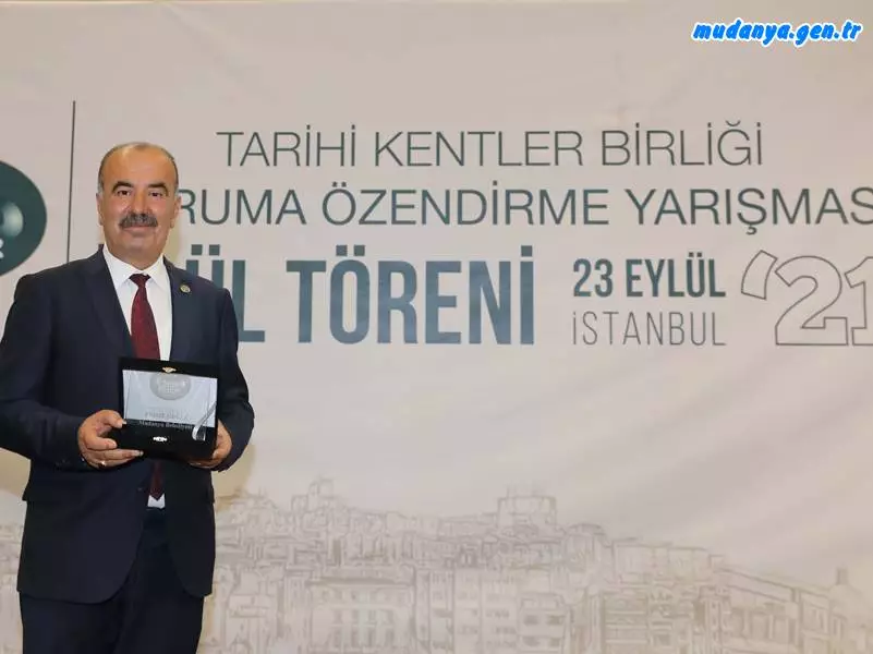 TARİHİ KENTLER BİRLİĞİ’NDEN MUDANYA’YA BİR ÖDÜL DAHA