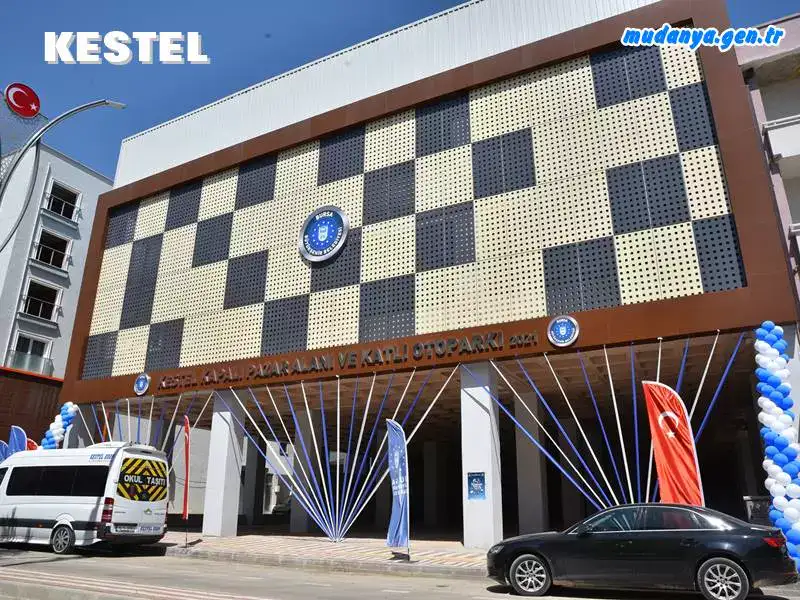 Kestel, otopark ve pazar alanına kavuştu. Mudanyalı Açık Hava'ya Devam