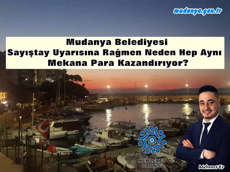 Mehmet ER "Sayıştay Uyarısına Rağmen Neden Aynı Mekana Para Akıtıyorsunuz?"