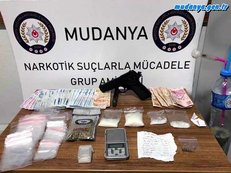 MUDANYA’DA UYUŞTURUCU ÇETESİ ÇÖKERTİLDİ