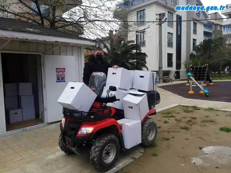 Mudanya Şükrü Çavuş Mahalle Muhtarı Şeref Şaş mübarek Ramazan ayı dolayısıyla hayırseverlerinde destekleriyle ihtiyaç sahibi ailelerin yardımına koşmaya devam ediyor.