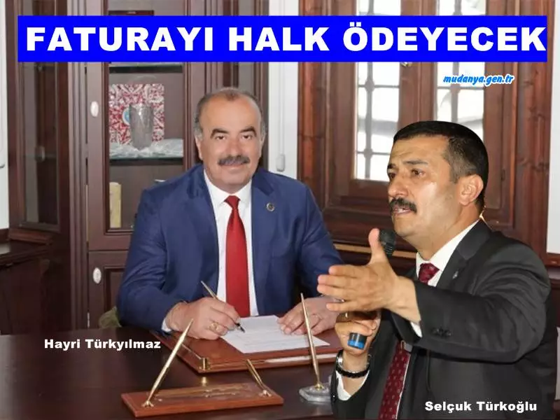 Başkan Türkoğlu, “Hayri Bey kimden yana bir karar versin, vatandaştan mı, BUSKİ’den mi?”