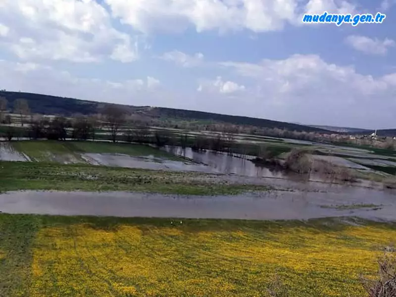 Mudanya Kırsalında Tarım Arazileri Sular Altında Kaldı.