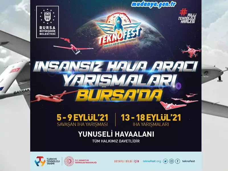 TEKNOFEST 2021 İHA yarışları Bursa'da yapılacak
