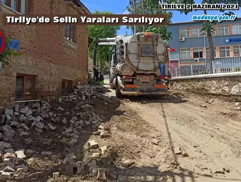 Tirilye’de selin yaraları sarılıyor