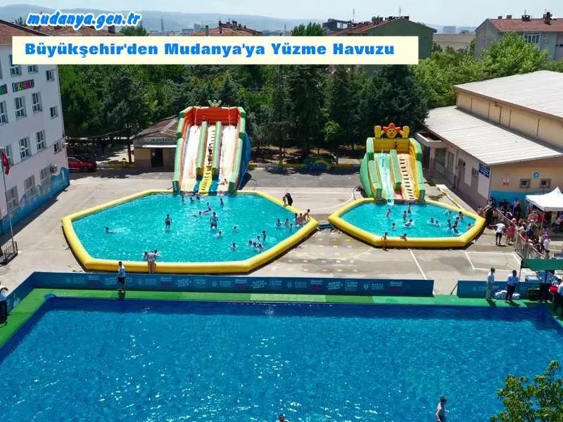 Bursa Büyükşehir'den Mudanya'ya da Yüzme Havuzu. 