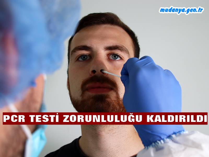 Aşısızlara PCR testi zorunluluğu kaldırıldı
