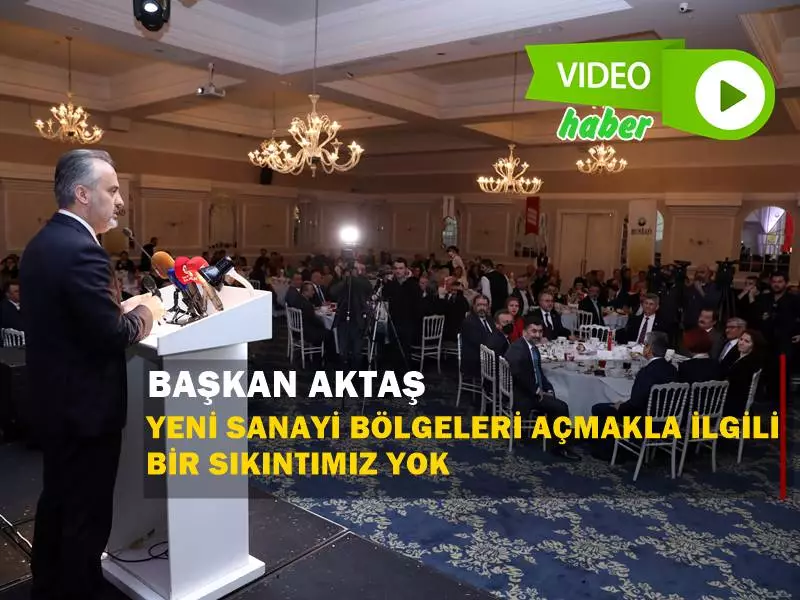 Bursa Büyükşehir Belediye Başkanı Alinur Aktaş, yeni sanayi bölgeleri açmakla ilgili bir sıkıntının bulunmadığını belirterek, bu konuda 2040 Çevre Düzeni ve 2035 Ulaşım Master Planı dikkate alınarak adım atılması gerektiğine dikkat çekti.
