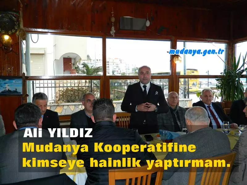 Yemeğe katılan Marmarabirlik Başkan Vekili Ali Yıldız yaklaşan genel kurulu iptal ettirmek için birilerinin mahkemeye başvurduğunu söyleyerek "Birlik ve beraberliğimizi kimsenin bozmasına müsaade etmem" dedi.