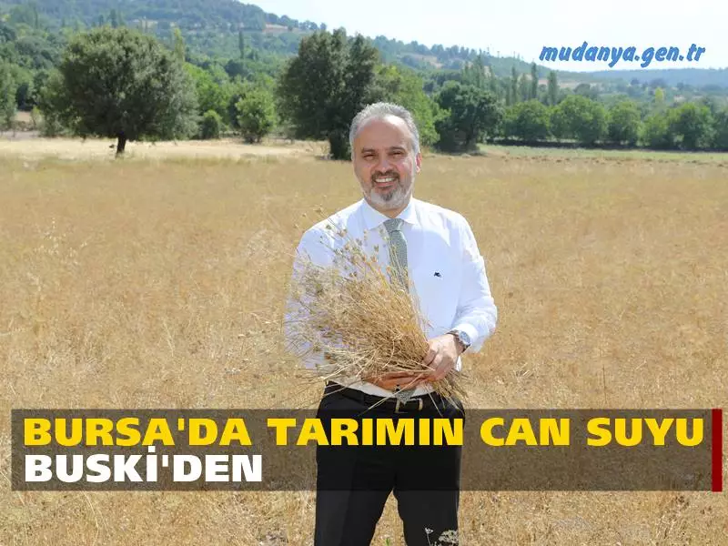 Alinur Aktaş Bursa'da tarım ve hayvancılığın geliştirilmesi amacıyla çiftçiye her türlü desteği sağlayan Bursa Büyükşehir Belediyesi, BUSKİ marifetiyle yapılan sulama tesisi yatırımlarıyla da toprağın bereketini artırıyor.