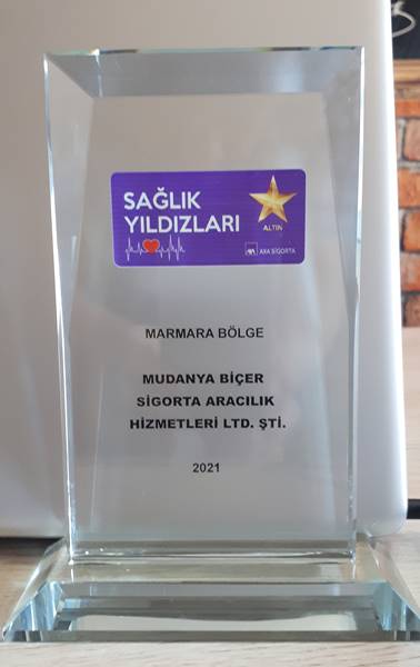 Satışta ve hedef gerçekleştirmede düzenli ve sürekli ilerleme gerektiren Axa Sağlık yıldızları ödülü bu yılda Biçer Sigorta ile buluştu.