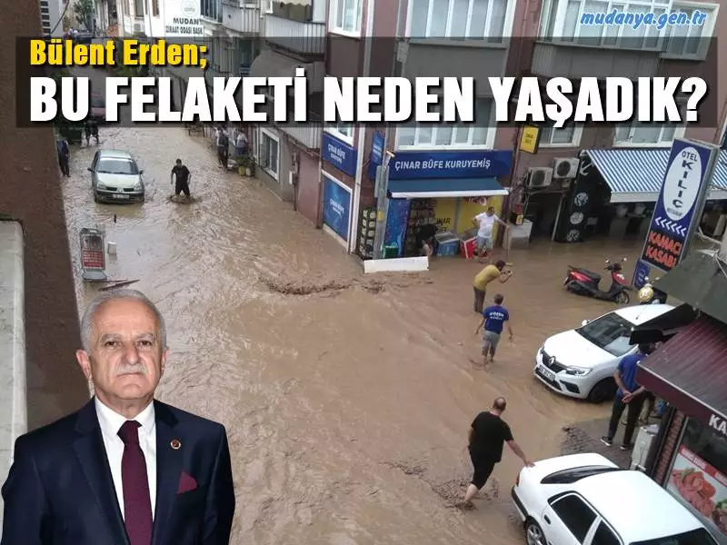 Mudanya Belediye Meclisi Üyesi Bülent Erden yaptığı açıklama ile sel felaketinden etkilenen vatandaşlara geçmiş olsun dileklerini ileterek yaşanan felaketin nedenleri hakkında düşüncelerini paylaştı. Erden ortak akılla yönetişim vurgusunu yinelerken ilçemizdeki siyasi kamplaşmaya dikkat çekti.